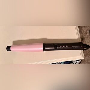 REMINGTON Pro Pearl Tapered Ceramic Curling Wand, Digital Controls  1-1 1/2”